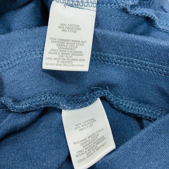 Quacker Factory Americana Shirt & Shorts Set Navy Blue Size Small Embellished - Picture 6 of 6